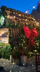 A photo op site at Riga Christmas Market.